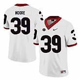 Georgia Bulldogs 39 Corey Moore White Nike College Football Jersey Dzhi,baseball caps,new era cap wholesale,wholesale hats